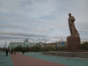 The Lenin statue