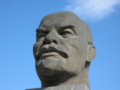 The world's largest Lenin head