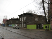 Wooden buildings on Timiryazeva Street