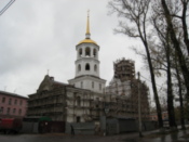 A church under construction