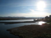 View from bridge to Tatishev Island