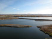 View from bridge to Tatishev Island