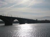 Bridge over the Yenisey river