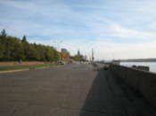 Promenade by the Yenisey river