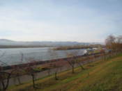 Promenade by the Yenisey river