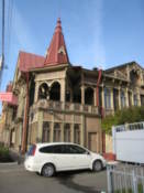 Curious building in the city center