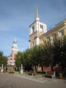 Buildings on Robspyera Street