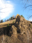 Some small rock formations