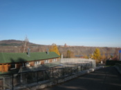 Looking out over the hills