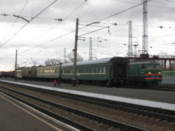 Trains at Taiga station