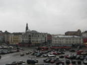 Looking over the city center
