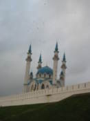 Kul Sharif Mosque rises above the kremlin walls
