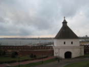 Inside the kremlin, looking to the river