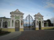 Gates to the presidential palace