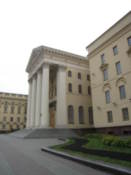 Along Francyska Skaryny Prospekt