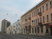 Along Francyska Skaryny Prospekt