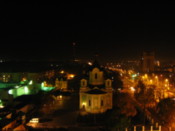 Night view from my hotel window