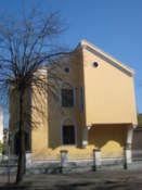 Curious building next to the center