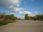 The vast, open space in the memorial