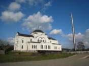 Nikalavisky Church and obilisk