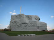 Valour monument and obilisk - back