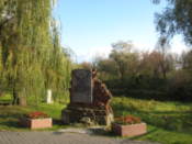 Plaque by the gate