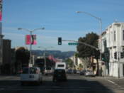 Driving through San Francisco