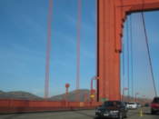 Driving over the bridge