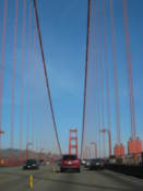 Driving over the bridge