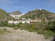 Walking towards the town to the other side of the station