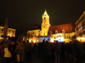 New year's partying in the main square