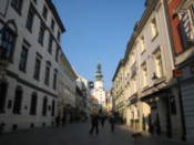 Looking towards the clock tower