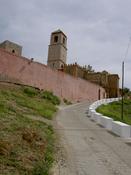 Walking up towards the castle