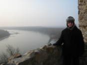 Me at Devin Castle