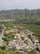 Looking down on Alora station