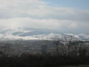 Mountain views from a road near Sofia