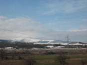 Mountain views from a road near Sofia