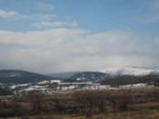 Mountain views from a road near Sofia