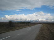 Mountain views approaching Rila