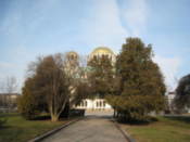 Approaching Alexander Nevski Cathedral