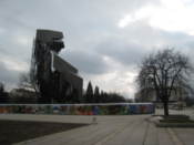 Decaying Soviet monument