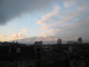 The Vitosha mountain early in the morning