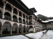 Accommodation area of the monastery