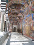 Frescoes on the chapel
