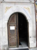 Entrance to the chapel