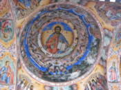 Frescoes on the chapel