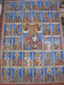 Frescoes on the chapel