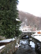 River running outside of the monastery