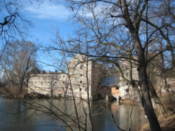 Castle seen over a pond