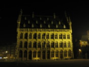 The city hall by night